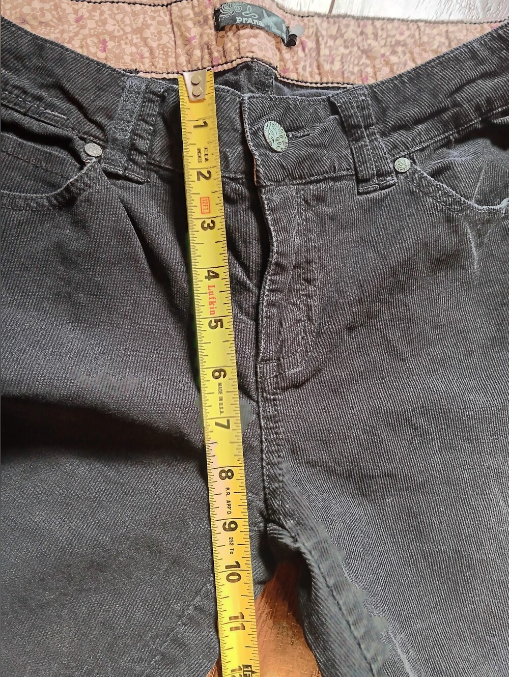 Prana Organic Cotton Corduroy Jeans Womens 8 - Picture 5 of 7